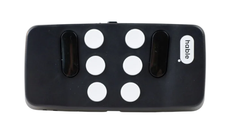 Hable One, teclado braille portátil para teléfonos móviles